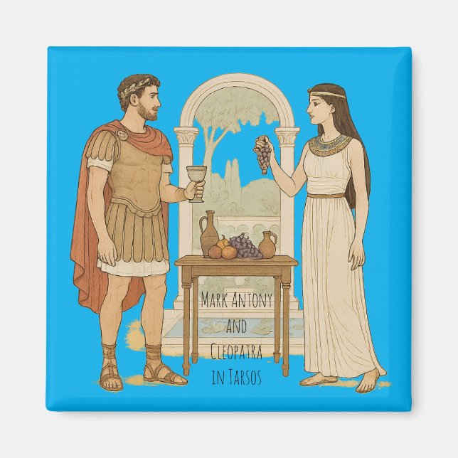Marc Antony und Cleopatra in Tarsos Magnet (Vorne)