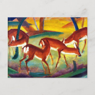 Marc - Rotwild I Postkarte