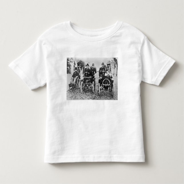 Marcel (d.1903) und Louis (1877-1944) Renault driv Kleinkind T-shirt (Vorderseite)