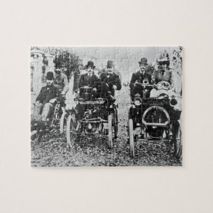 Marcel (d.1903) und Louis (1877-1944) Renault driv Puzzle