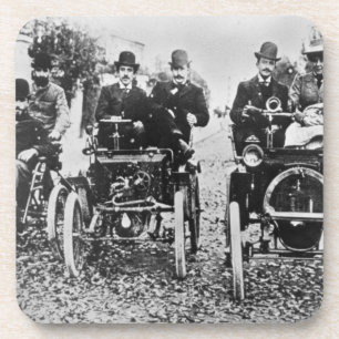 Marcel (d.1903) und Louis (1877-1944) Renault driv Untersetzer