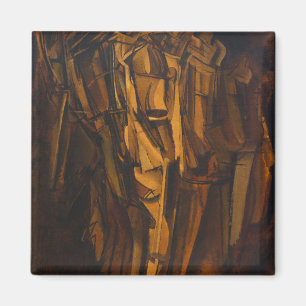 Marcel Duchamp Sad Young Man auf einem Zug Magnet