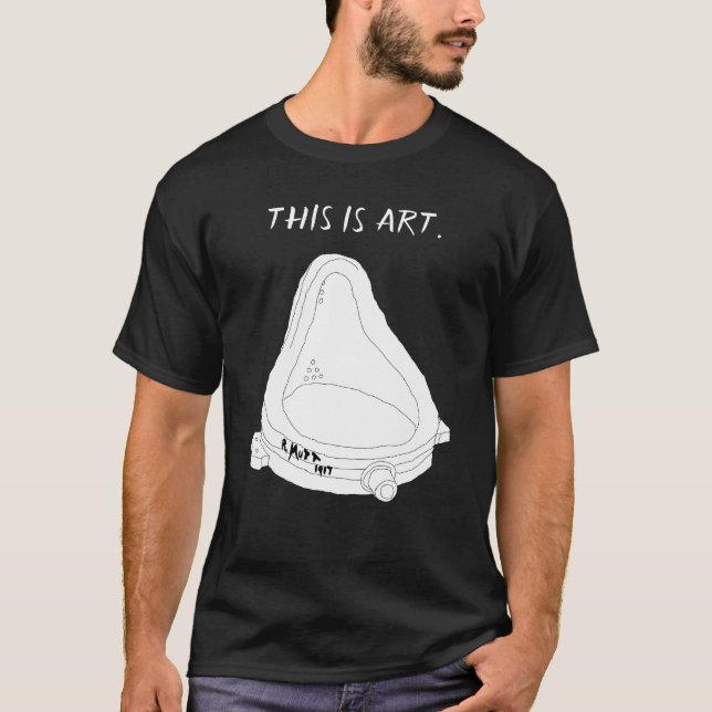 Marcel Duchamp's Fountain R.Mutt 1917 T-Shirt (Vorderseite)