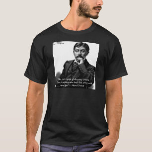 Marcel Proust & Famous Zitat T-Shirt
