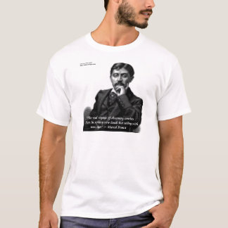 Marcel Proust & Famous Zitat T-Shirt