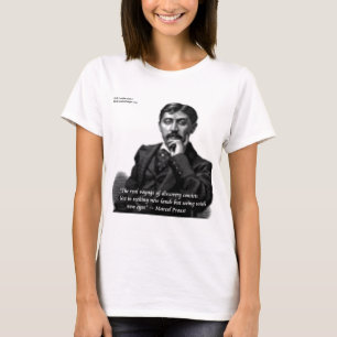 Marcel Proust & Famous Zitat T-Shirt