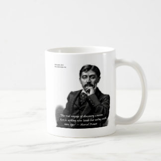 Marcel Proust & Famous Zitat Tasse