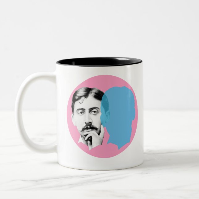 Marcel Proust Zweifarbige Tasse (Links)