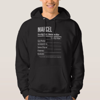Marcel Serving Size Nutrition Label Calories Hoodie