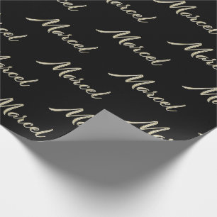 Marcel Vorname Name edles Geschenkpapier Papier