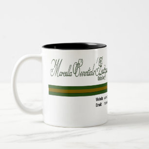 Marcella Essentials Boutique Logo Zweifarbige Tasse
