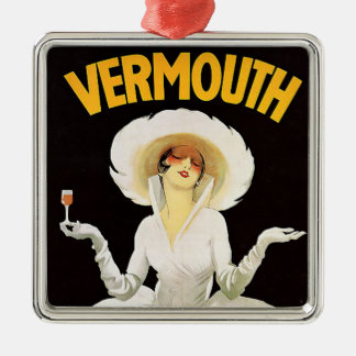 Marcello Dudovich Art Deco Silbernes Ornament