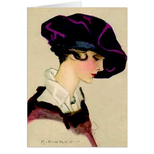 Marcello Dudovich Illustration „Mädchen mit violet