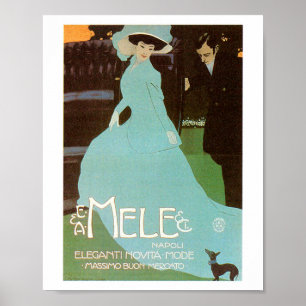 MARCELLO DUDOVICH VINTAGE-PLAKAT 1910 POSTER