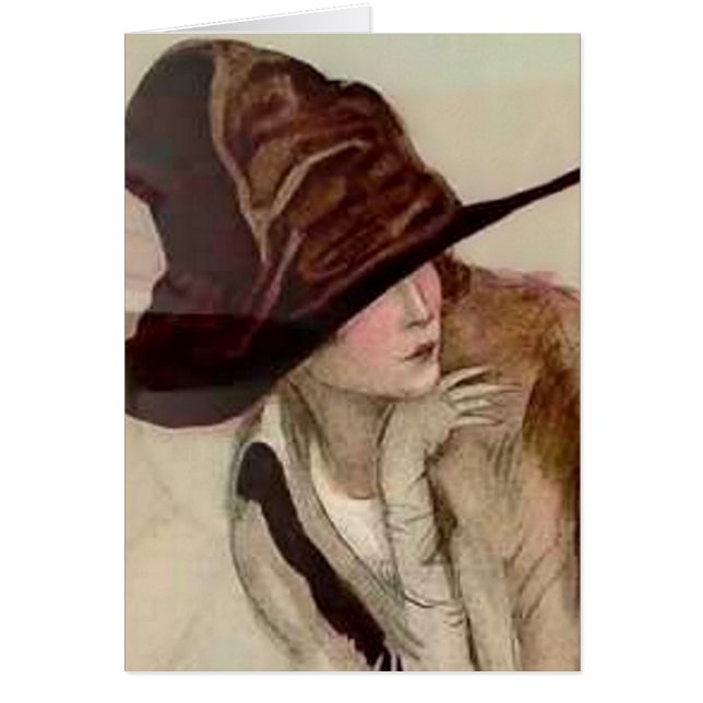 Marcello Dudovich Young Girls in Hats Illustration (Vorne)