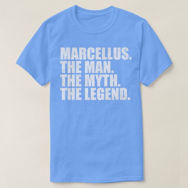 Marcellus Marcellus Name Marcellus Vorname T-Shirt (Design vorne)