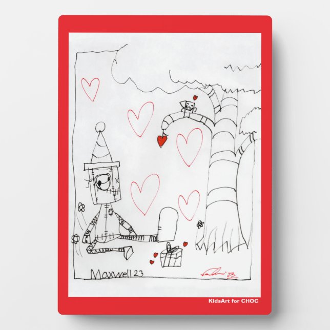 Marcenivo's Heart - KidsArt für CHOC Fotoplatte (Vorderseite)