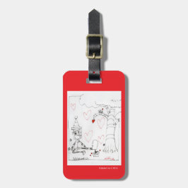 Marcenivo's Heart - KidsArt für CHOC Gepäckanhänger