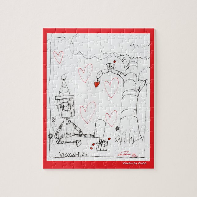 Marcenivo's Heart - KidsArt für CHOC Puzzle (Vertikal)