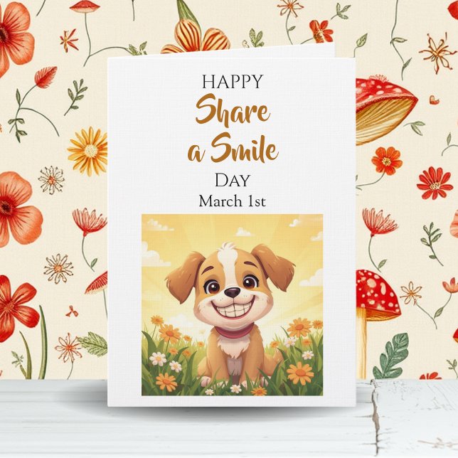 March 1st is Share a Smile Day!  Karte (Von Creator hochgeladen)