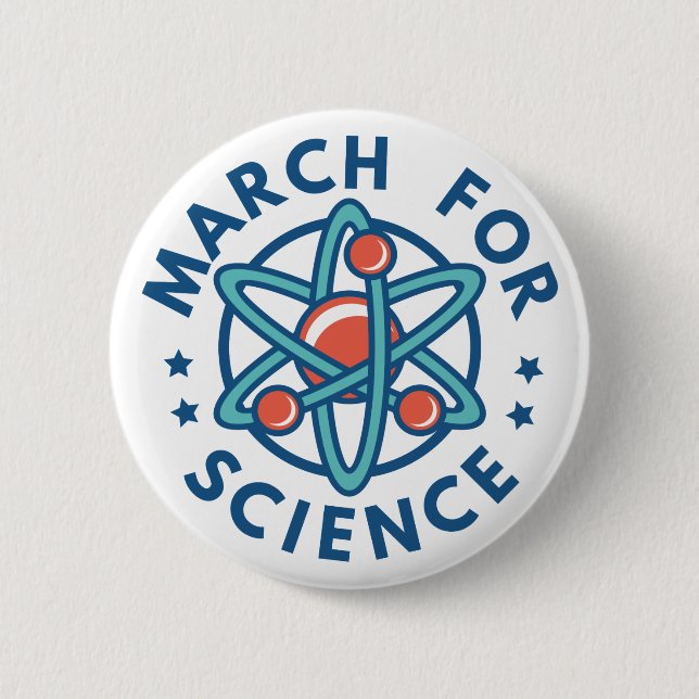 March For Science Button (Vorderseite)