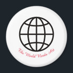 March is Youth Art Month, The World Needs Art Magnet<br><div class="desc">March is Youth Art Month,  The World Needs Art! Magnet</div>