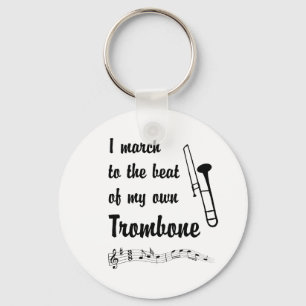 March to the Beat: Trombone Schlüsselanhänger