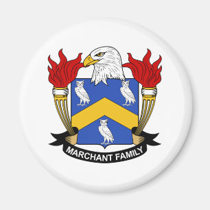 Marchant Familienwappen Magnet