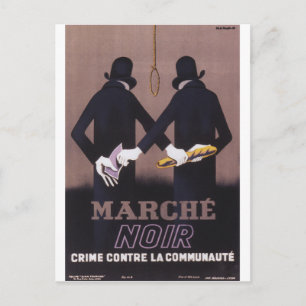 Marche Propaganda Poster Postkarte