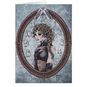 Märchen-"Aschenputtel" Fantasie-Kunst-Karte #1