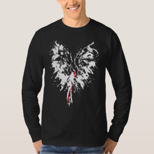 Märchen Aufsteigender Phönix Motiv Spritz Phönix T T-Shirt
