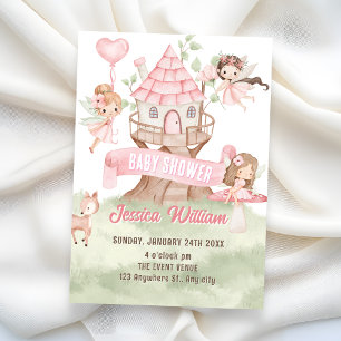 Märchen-Babyshower Einladung