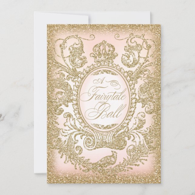 Märchen-Ball-Abschlussball Einladung (Vorderseite)