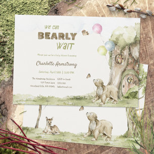 Märchen Baumhaus Kaum Erwarten Babyparty Einladung
