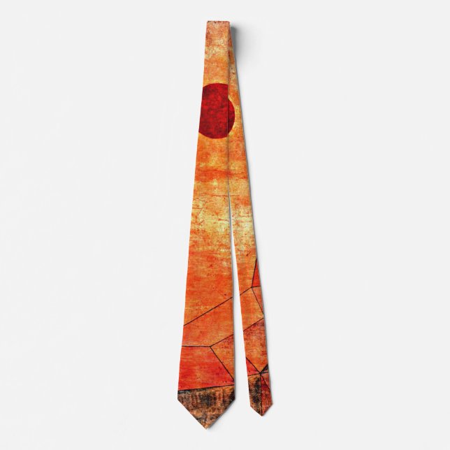 Marchen, beliebtes Bild von Paul Klee, Krawatte (Vorderseite)