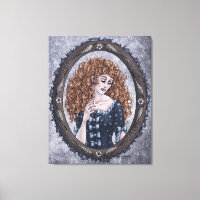 Märchen "Briar Rose" Magische Fantasy Kunst Leinwa
