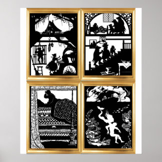 Märchen Designs Kollektion Poster