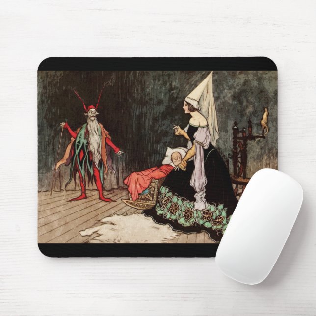 Märchen Dornröschen Mousepad (Mit Mouse)