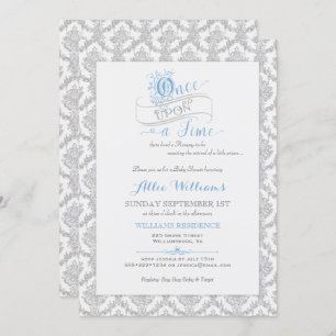 Märchen-einst Prinz Babyparty Einladung