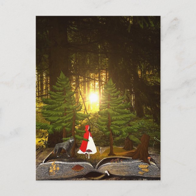 Märchen - fertigen Sie mich besonders an! Postkarte (Vorderseite)