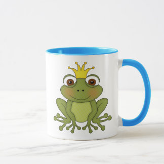 Märchen-Frosch-Prinz mit Krone Tasse