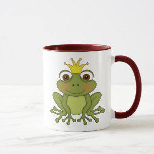 Märchen-Frosch-Prinz mit Krone Tasse
