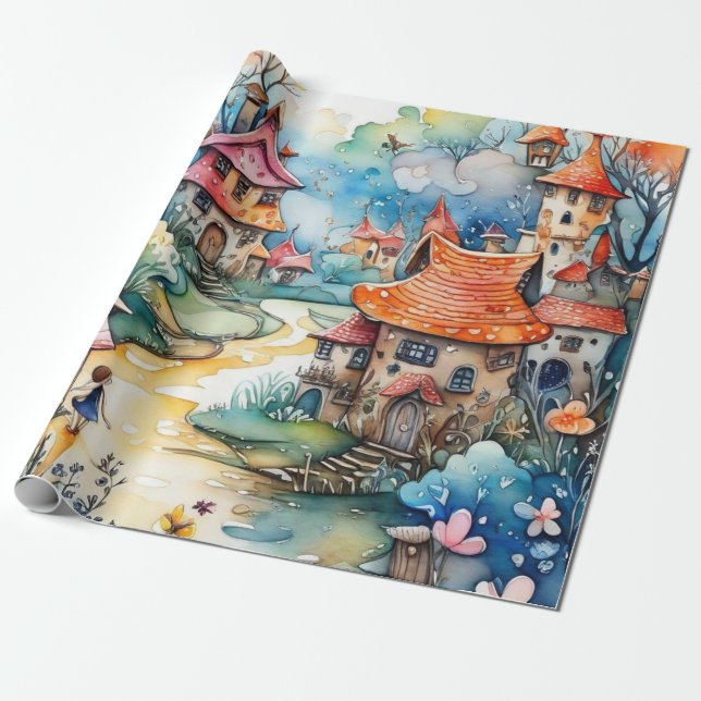 Märchen im Märchenwappenpapier Geschenkpapier (Ungerollt)
