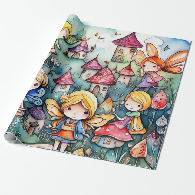 Märchen im Märchenwappenpapier Geschenkpapier (Ungerollt)