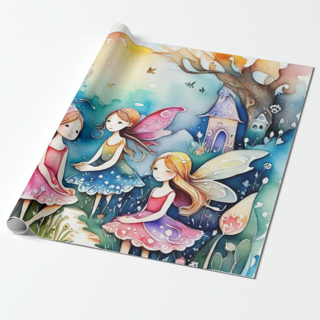 Märchen im Märchenwappenpapier Geschenkpapier (Ungerollt)