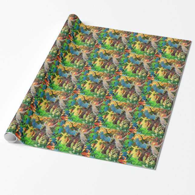 Märchen im Wald Geschenkpapier (Ungerollt)