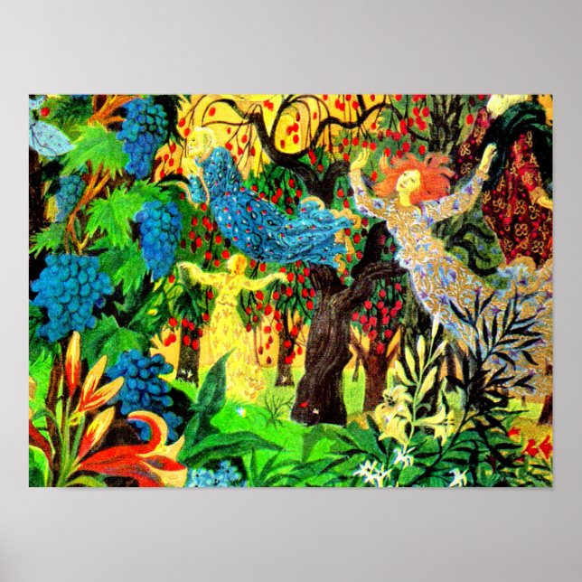 Märchen im Wald Poster (Vorne)