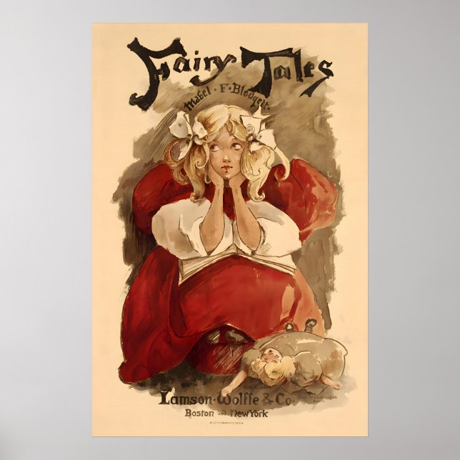 Märchen - Kinderreim Poster Drucke (Vorne)