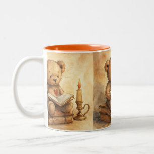 Märchen mit Happy End, Vintage, von Natash Zweifarbige Tasse