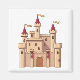 Märchen Mittelalterliche Königliche Prinzessinnen Magnet
